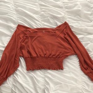 Free people crop top never worn size xs